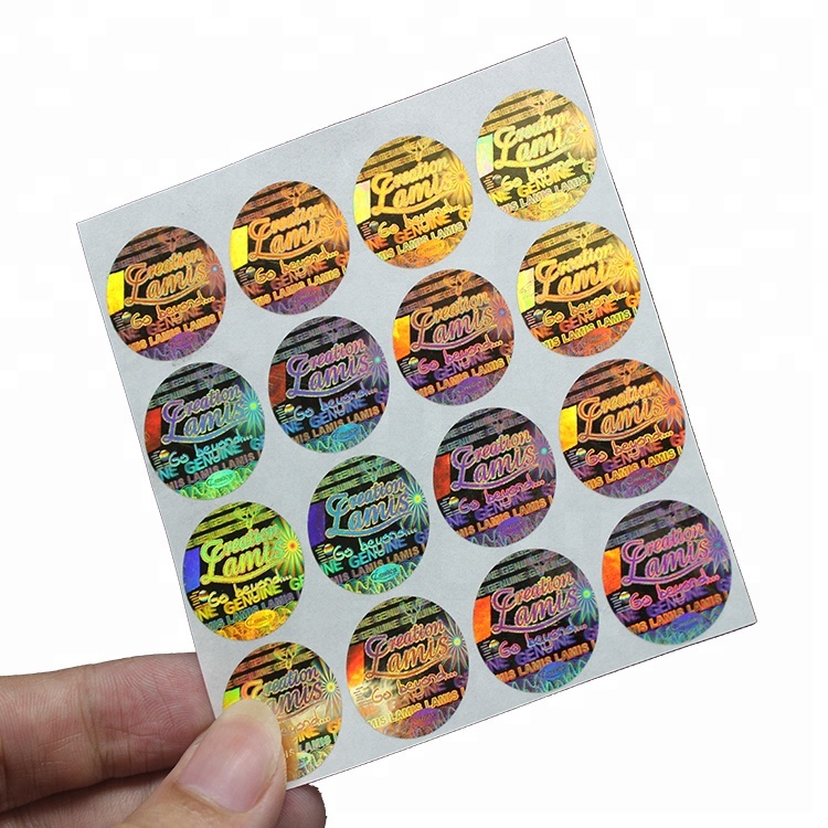 Self Adhesive Vinyl Die Cut Hologram Sticker