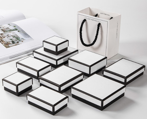 luxury custom logo small cardboard jewellery storage packaging paper jewelry box with sponge