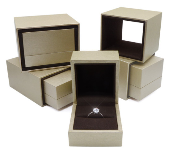Leather Jewelry Box Luxury Earring Bracelet Necklace Ring Box Jewelry Packaging Box