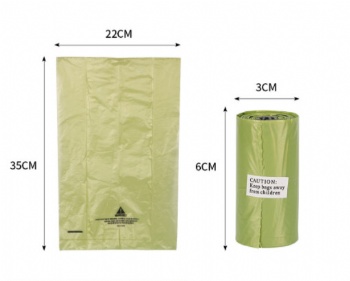 Plastic Biodegradable Corn Strach Pet Waste Dog Poop Bag