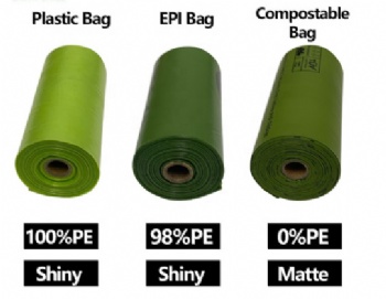 Plastic Biodegradable Corn Strach Pet Waste Dog Poop Bag