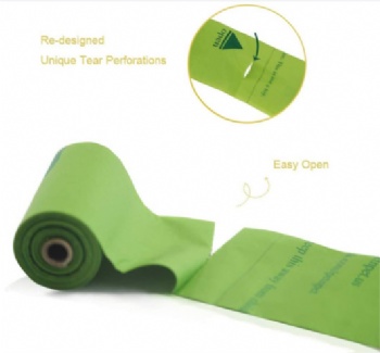 Biodegradable Corn Starch PLA PBAT Fully Compostable Disposable Poo Bag Dog Poop Bag