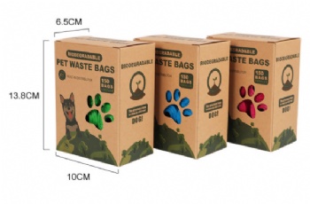 Custom Printed EPI Compostable Pet Dog Poop Bag