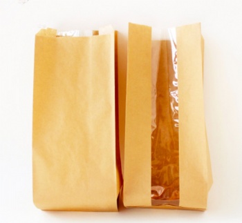 Brown Paper Bag For Bread Packaging