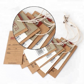 Recycled Paper Cardboard Hang Tag