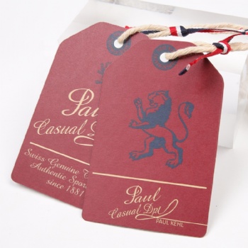 Fancy Paper Hang Tag with String