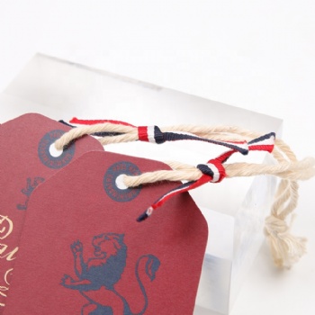 Fancy Paper Hang Tag with String