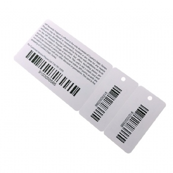 Plastic Card With Key Tag