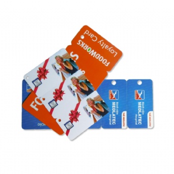 Plastic Card With Key Tag
