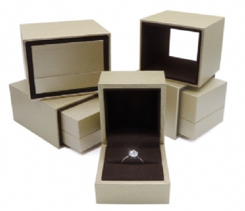 Leather Jewelry Box Luxury Earring Bracelet Necklace Ring Box Jewelry Packaging Box